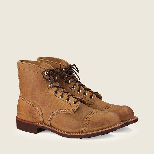 レッド ウィング(Red Wing) Iron Ranger - 6インチミュールスキナーレザー ブーツ メンズ ホーソーン JP23614